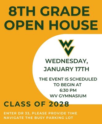  8th Grade Open House